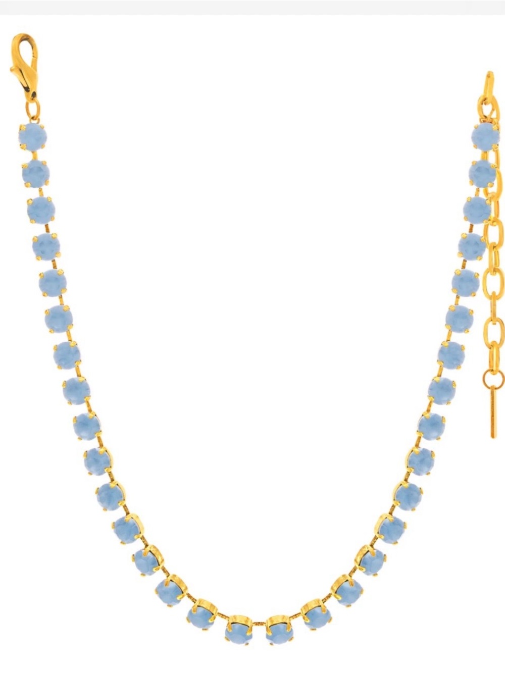 TOVA Oakland Necklace in Candy Crush Light Sapphire Matt